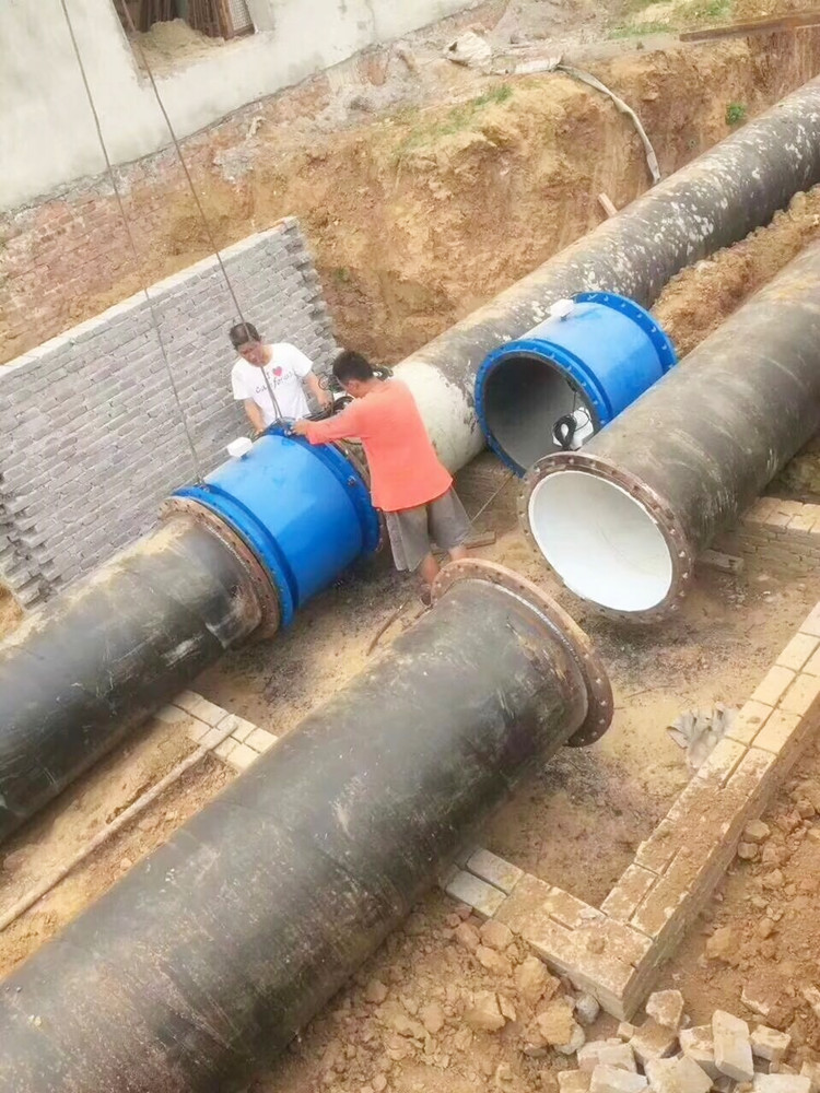 某污水處理廠(chǎng)電磁流量計(jì)安裝
